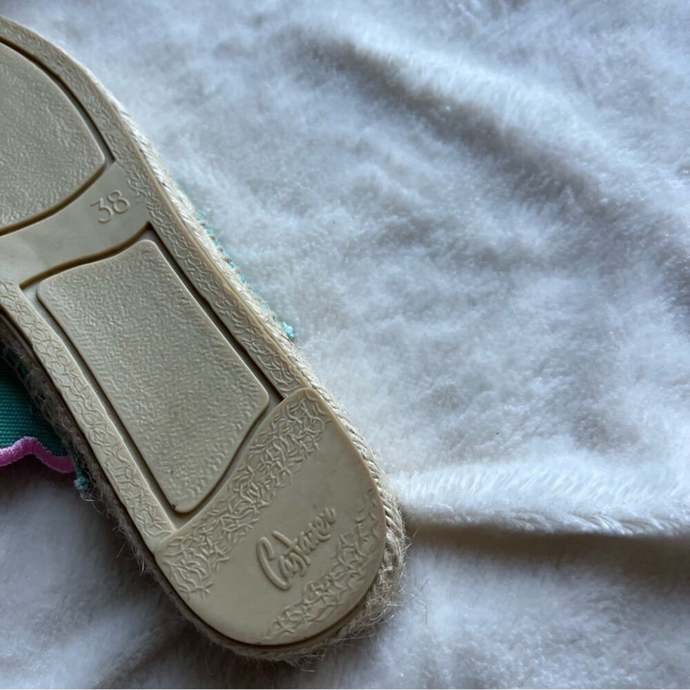 Castañer Puila Canvas Slide Sandals - Picture 9 of 10